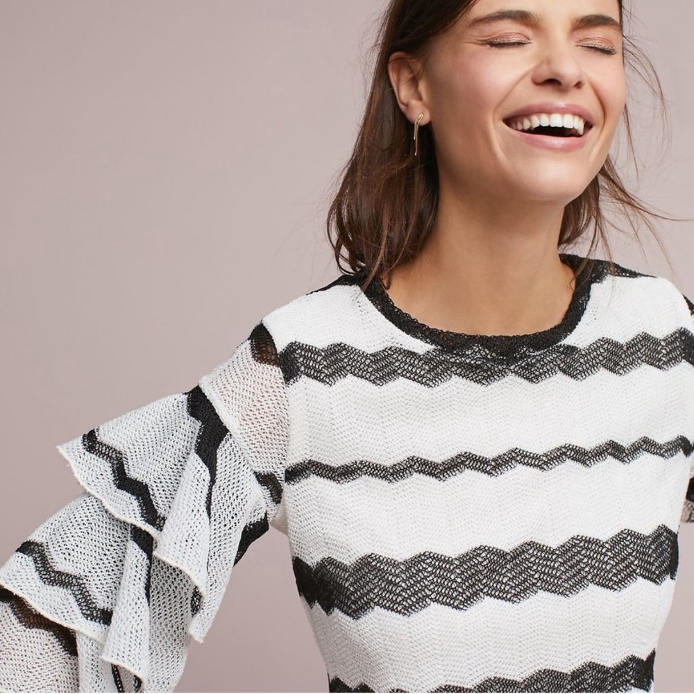 Eva Franco Ruffled Blouse